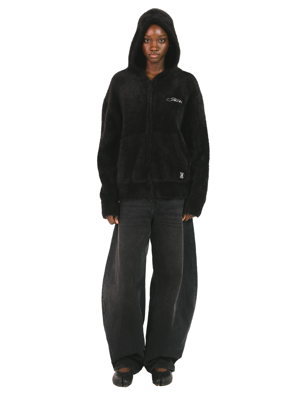 Ragabomi Zip-up Hoodie - Black
