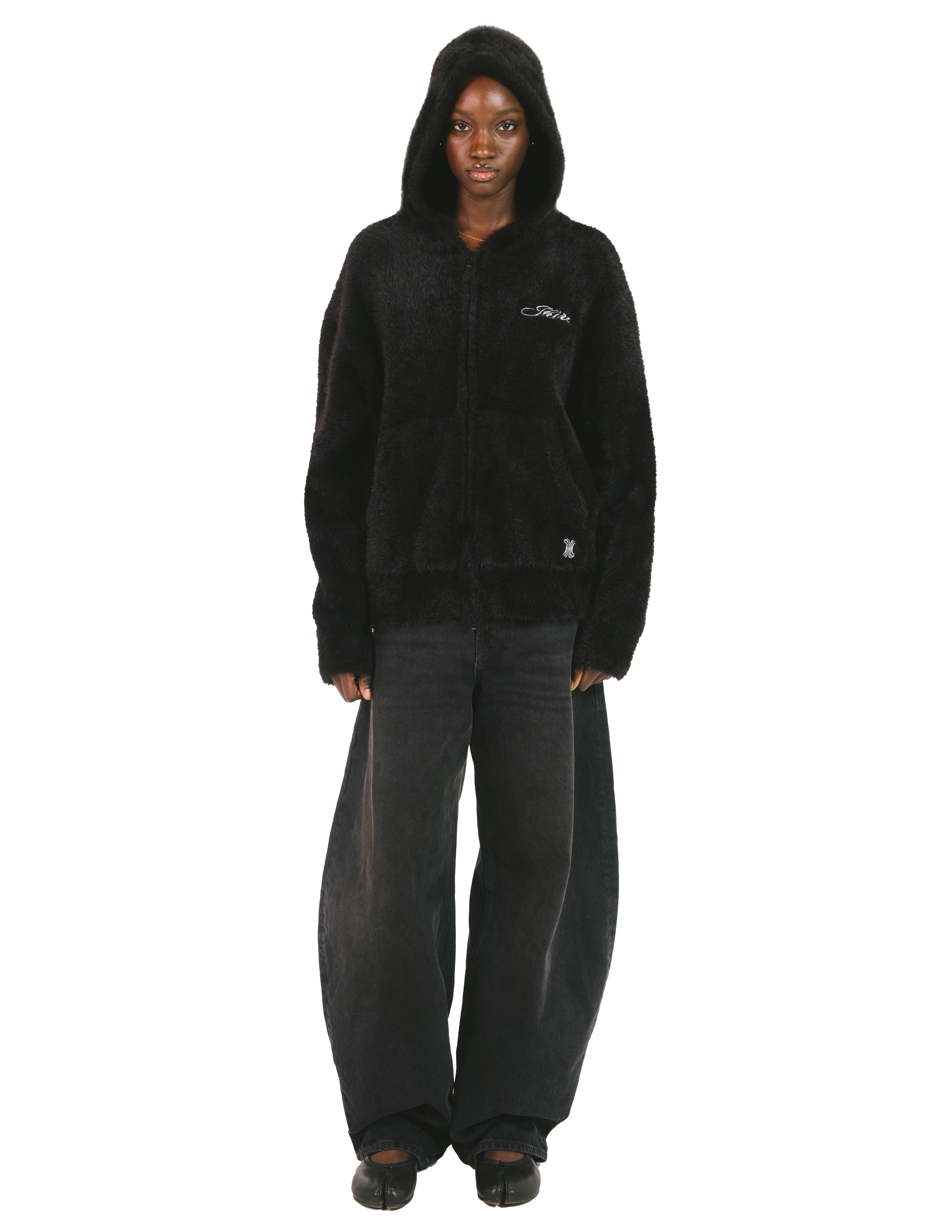 Ragabomi Zip-up Hoodie - Black