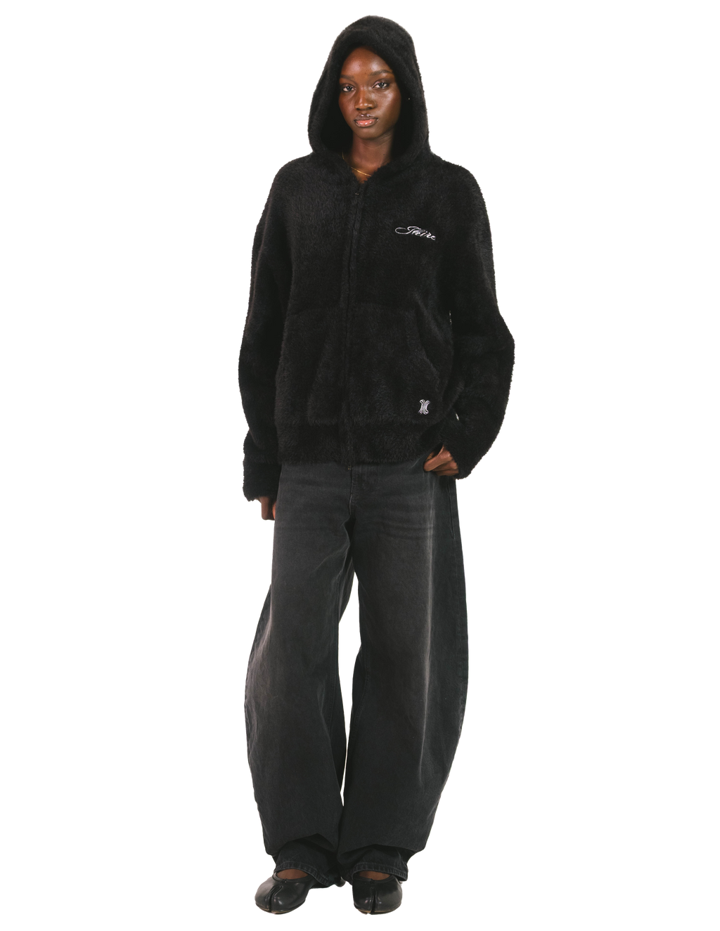 Ragabomi Zip-up Hoodie - Black