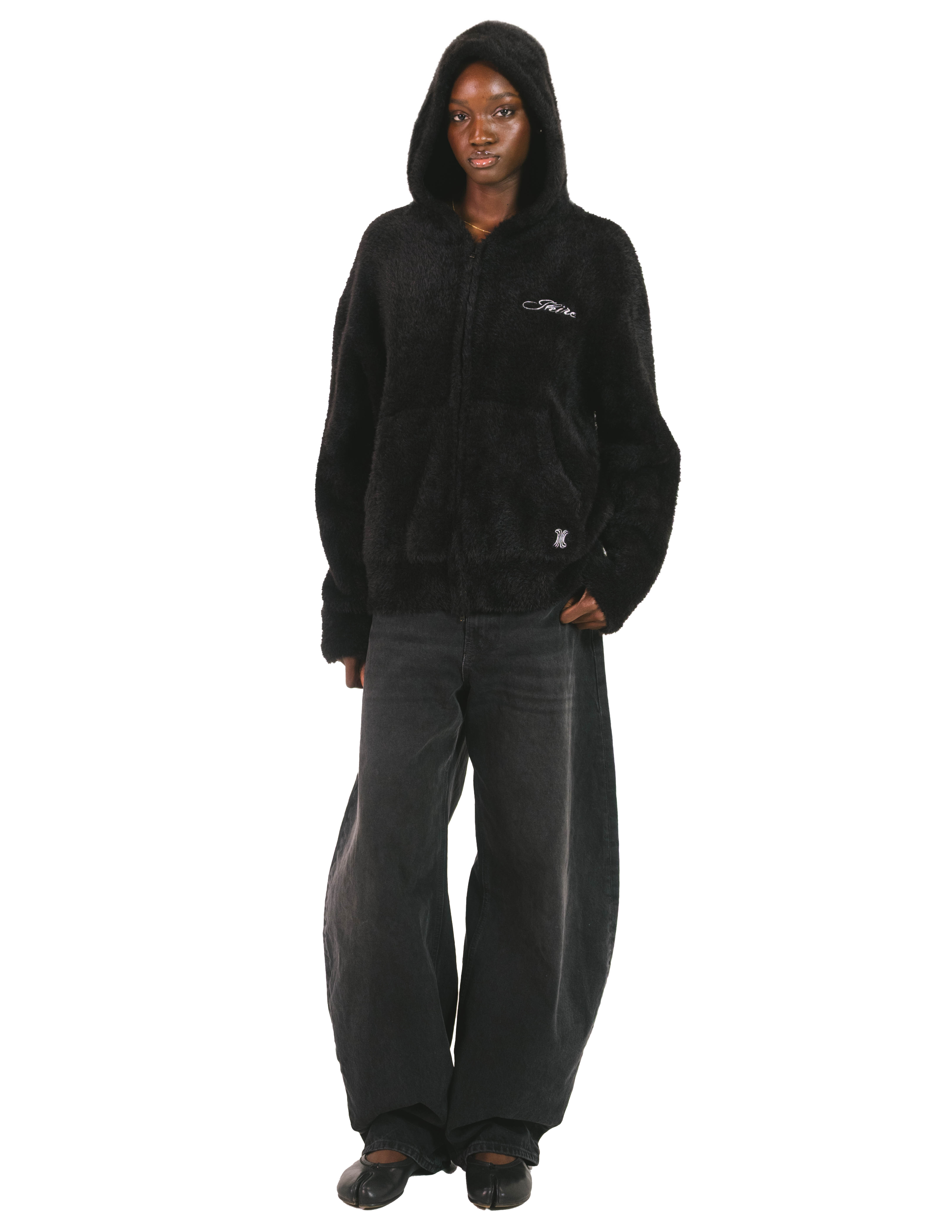 Ragabomi Zip-up Hoodie - Black