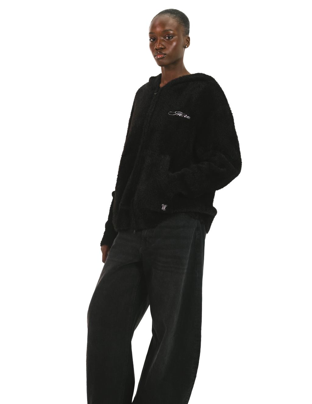 Ragabomi Zip-up Hoodie - Black