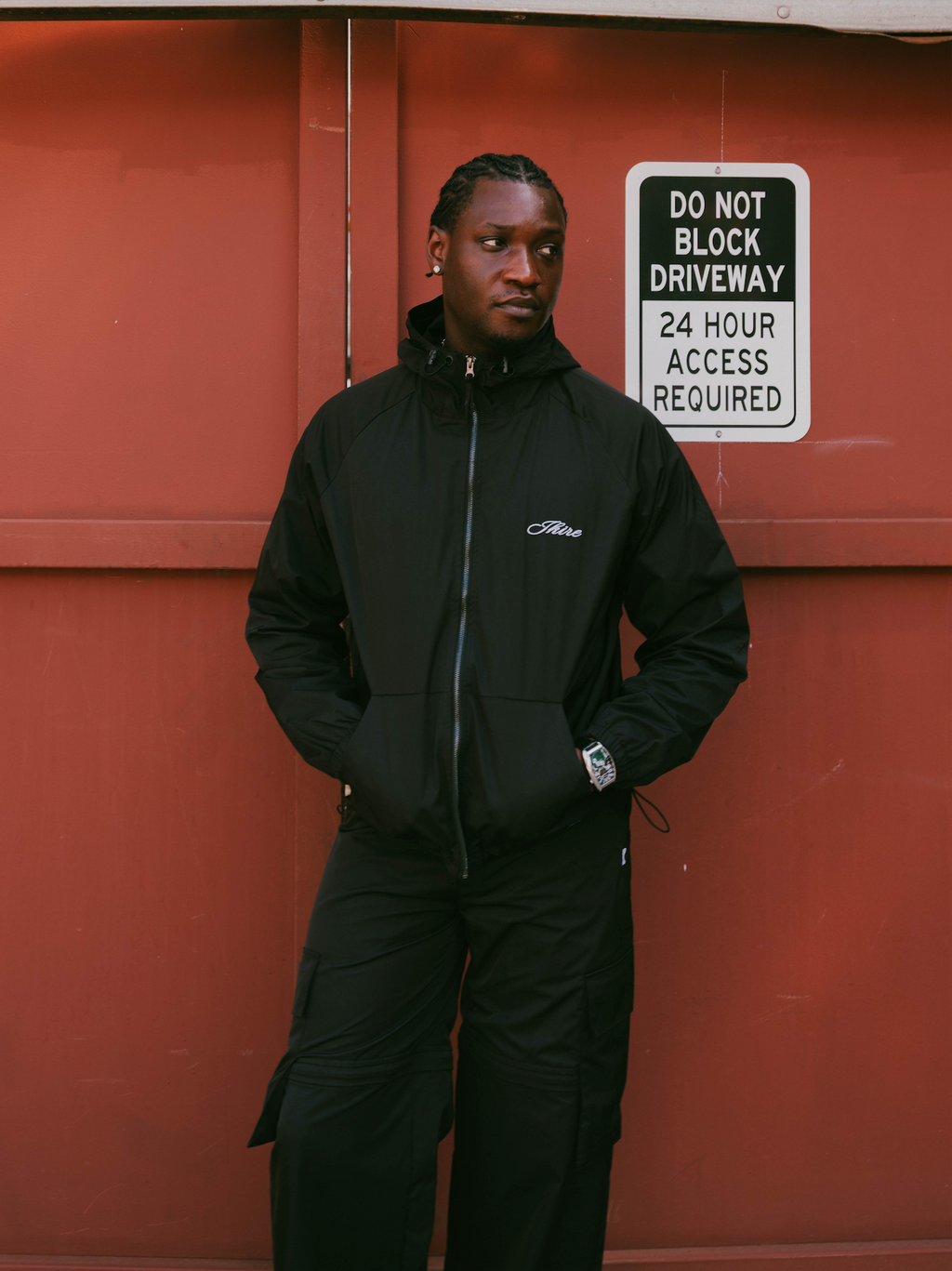 Black Track Pants/Shorts